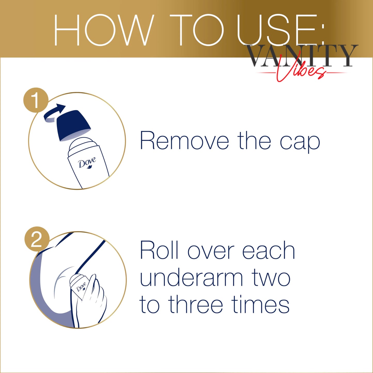 DOVE Women Antiperspirant Deodorant Roll-On for refreshing 48-hour protection, Original, alcohol free, 40ml