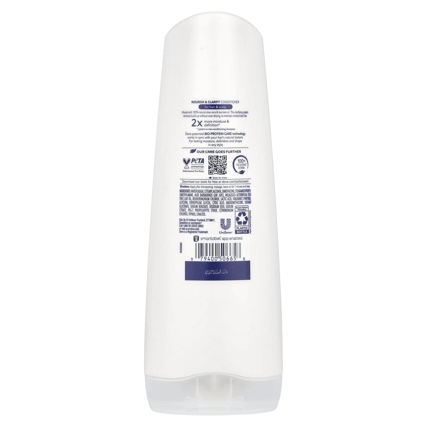 Dove Nourish & Clarifying Conditioner Aloe Vera & Tea Tree Oil 355ml