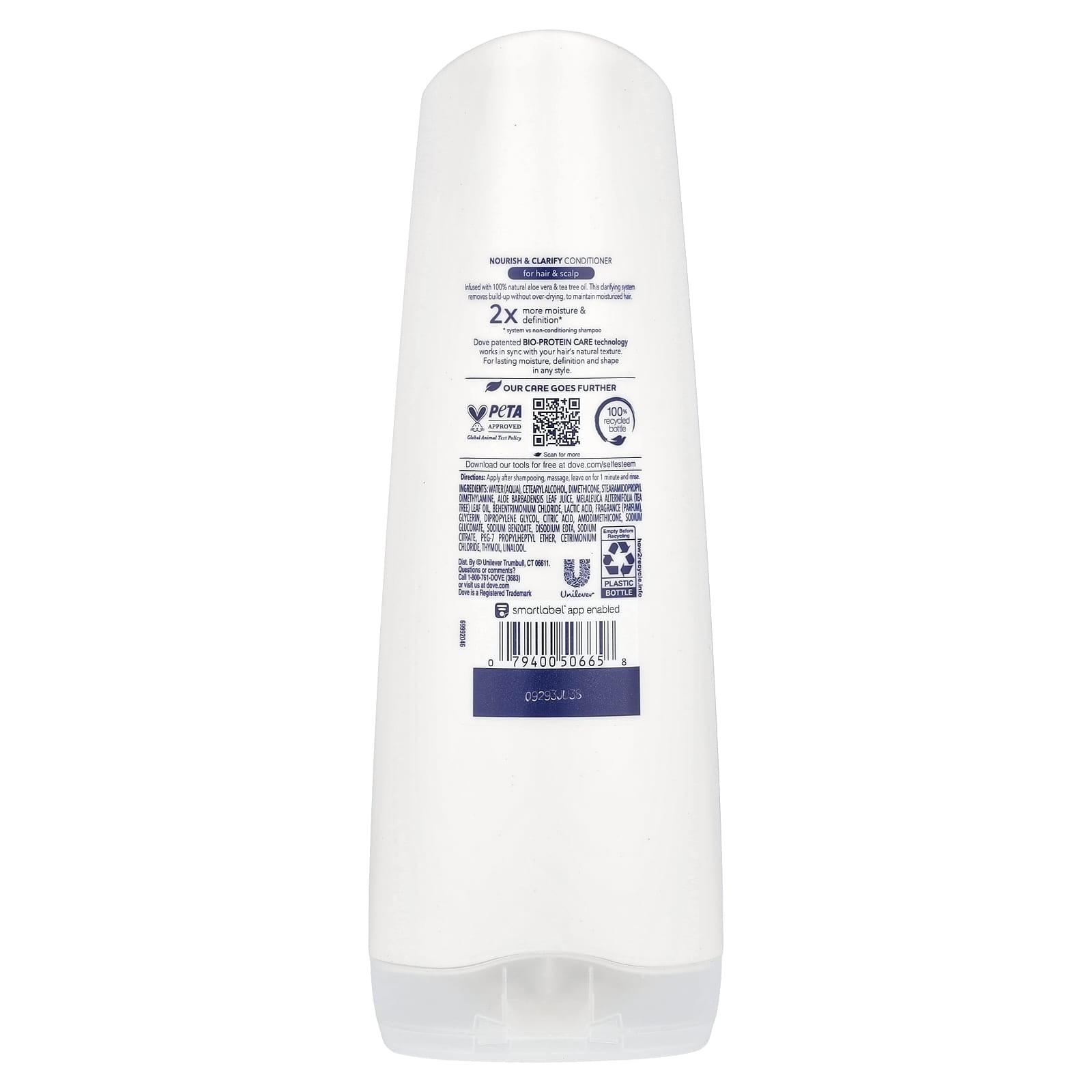 Dove Nourish & Clarifying Conditioner Aloe Vera & Tea Tree Oil 355ml