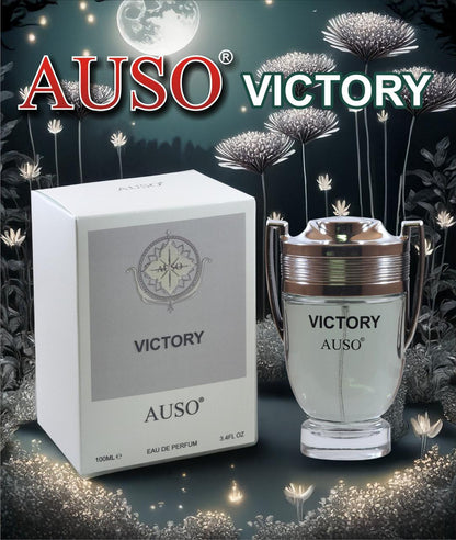 Auso Victory Eau de Parfum 100ml - Long Lasting Fresh Woody Aromatic Fragrance Perfume for Men Elegant Daily Wear Scent