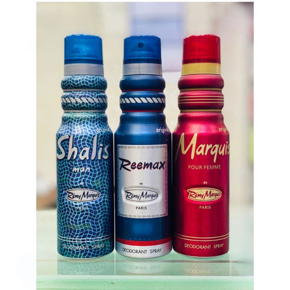 Shalis Man De Remy Marquis Paris Deodorant Spray 175ml - Long Lasting Fresh & Masculine Fragrance for Men