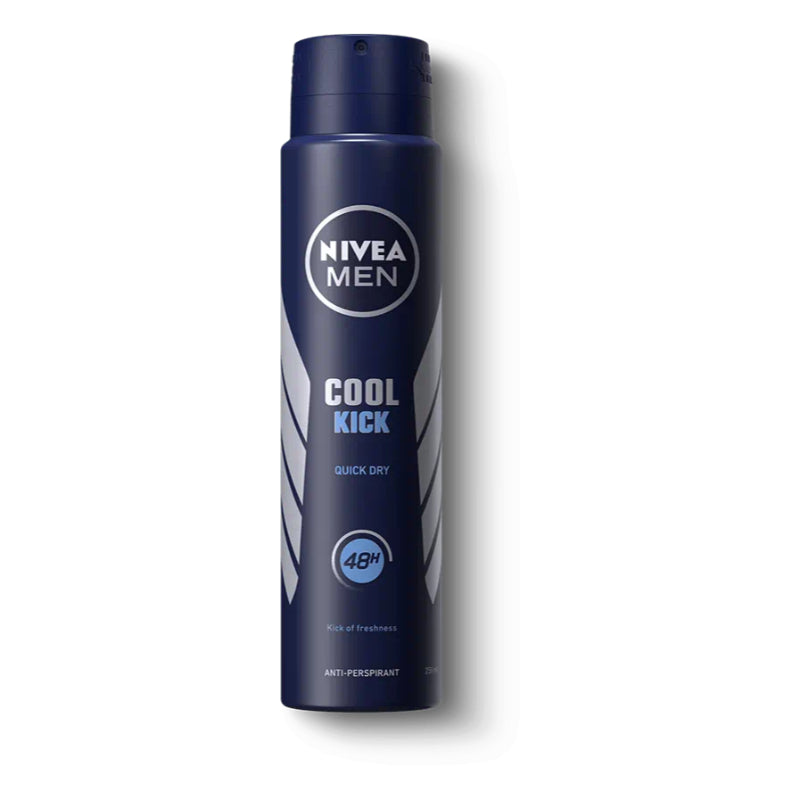 Nivea Men Cool Kick Quick Dry 48H Anti-Perspirant Deodorant Spray 250ml