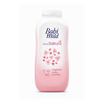 Babi Mild White Sakura Organic Baby Powder 350g