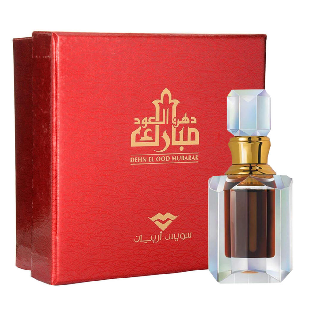 Dehn El Oud Mubarak by Swiss Arabian Concentrated Perfume Oil 6ml for Men & Women