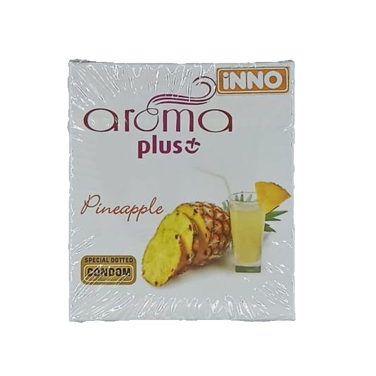 Inno Aroma Plus Pineapple Special dotted Condoms