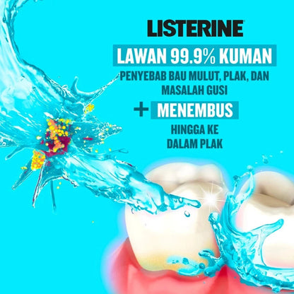 Listerine Zero Mouthwash 250ml Alcohol Free Fresh Breath & Gum Care