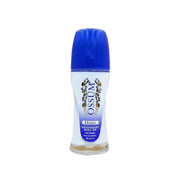 Ossum Desire Deodorant Roll-On for Women 50ml 0% Alcohol Long-Lasting Freshness