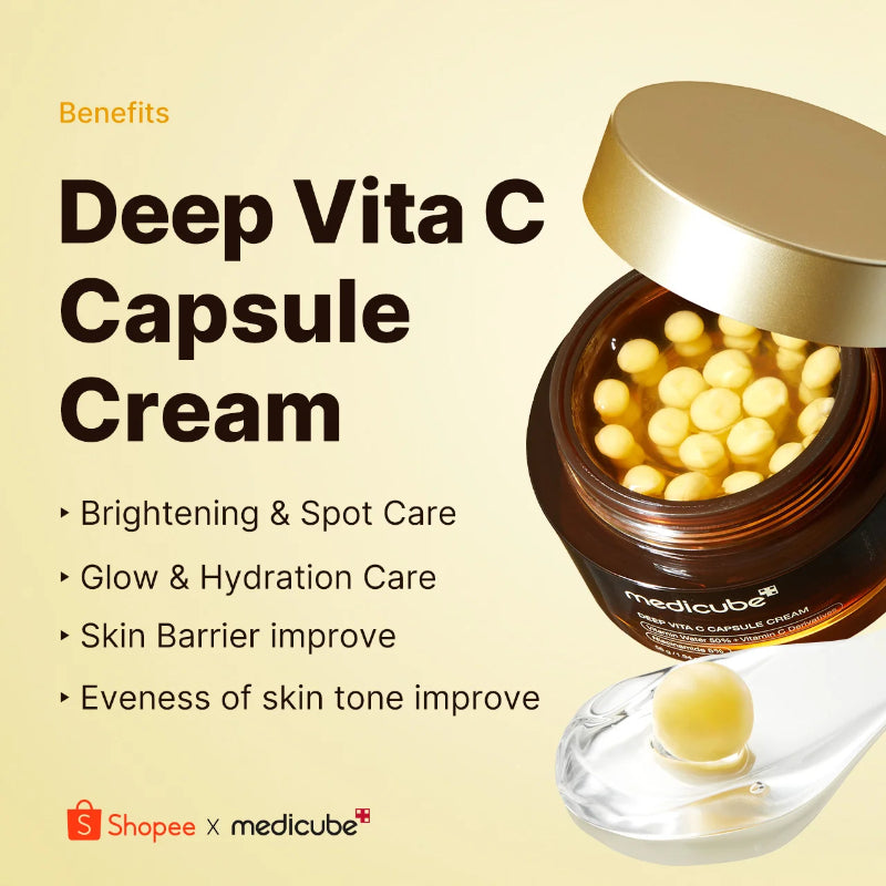Medicube Deep Vita C Capsule Cream 55 g Brightening Care & Even Skin Tone (K Beauty)