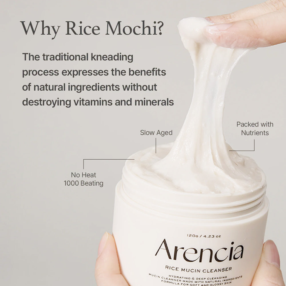 Arencia Rice Mucin Cleanser by Arencia Artisans 120 g Gentle Hydrating & Brightening Cleanse (K Beauty)