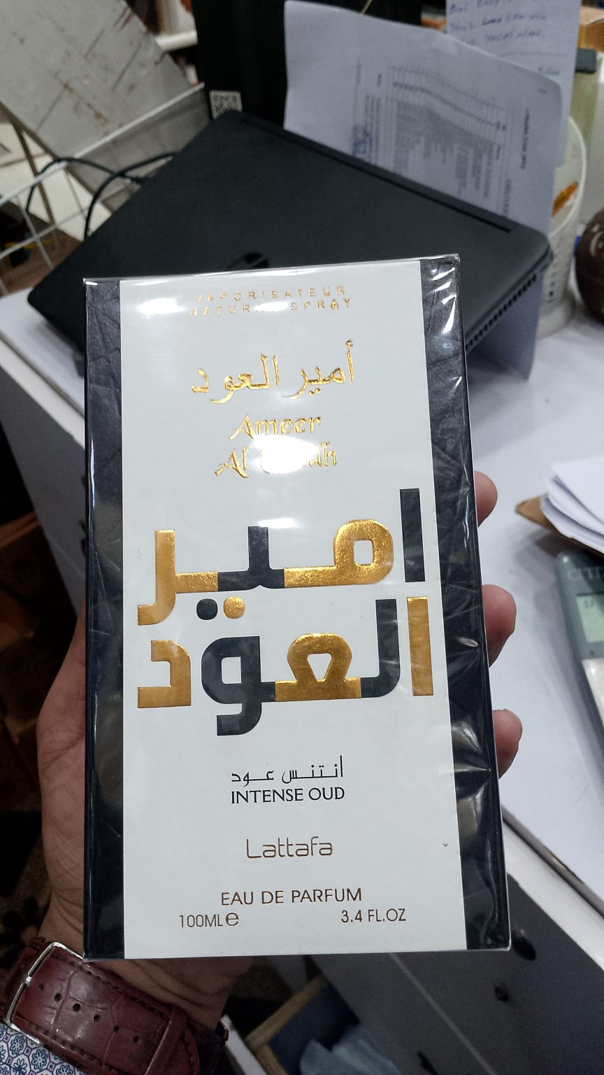 Lattafa Ameer Al Oudh Intense Oud Perfumes for Women and men 100ml EDP