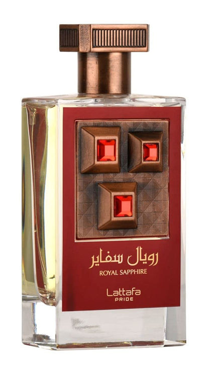Lattafa Royal Sapphir_e Eau de Parfum 100ml - Original Long Lasting Unisex Perfume for Men & Women