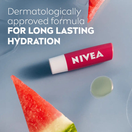 Nivea 24h Moisture D Hydration Watermelon Shine Lip Balm 4.8g