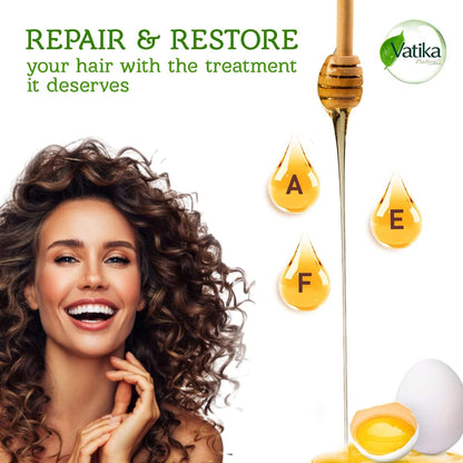 Vatika Naturals Honey & Egg Repair & Restore Oil Replacement 200ml