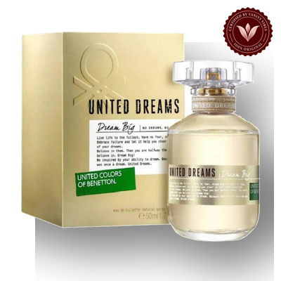 United Dreams Dream BIG by Benetton 80ML Women’s EDP | Pakistan - product view 1