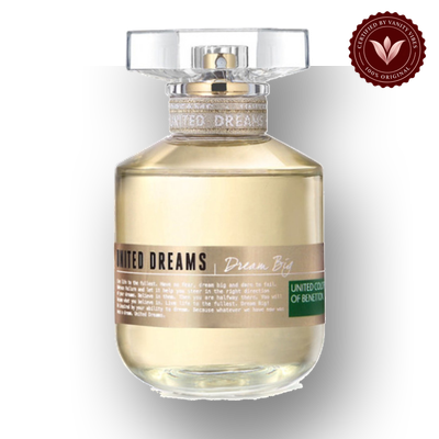 United Dreams Dream BIG by Benetton 80ML Women’s EDP | Pakistan - product view 2