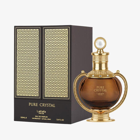 Lattafa Pride Pure Crystal Eau De Parfum 100ml – Long Lasting Fresh Elegant Unisex Fragrance for Men & Women