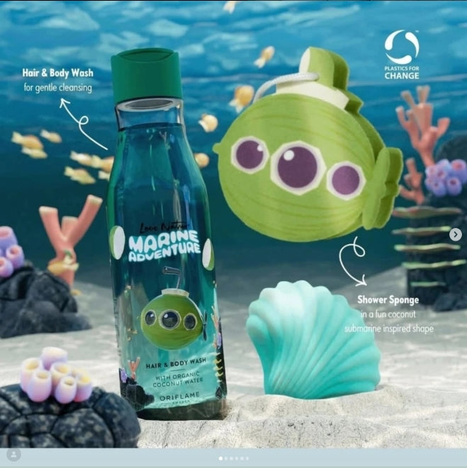 Oriflame Cosmetics Love Nature Marine Adventure Hair & Body Wash 250ml