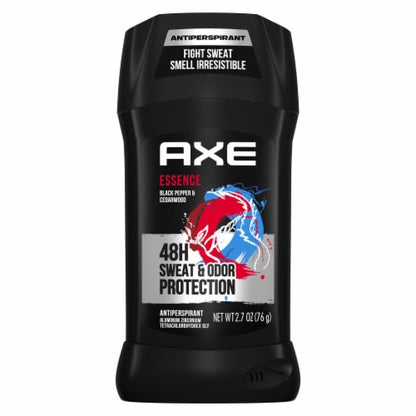 AXE Essence Black Pepper & Cedarwood Antiperspirant Deodorant Stick 48 Hour Sweat and Odor Protection 76g