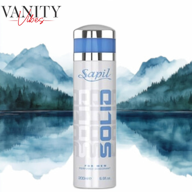 Solid By Sapil Perfumed Deodorant 200ml For Men