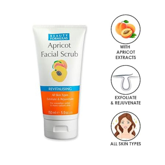 Beauty Formulas Apricot Facial Scrub 150ml