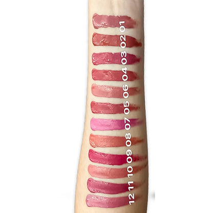 Aqua Color Line 12 Pieces Lip Gloss (Group:A)