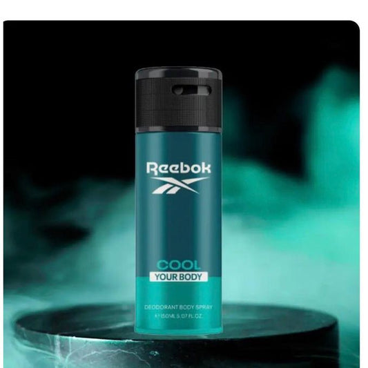 Reebok Cool For Him Deodorant Body Spray 150ml - Long Lasting Fresh Aquatic Masculine Fragrance with All Day Odor Protection,