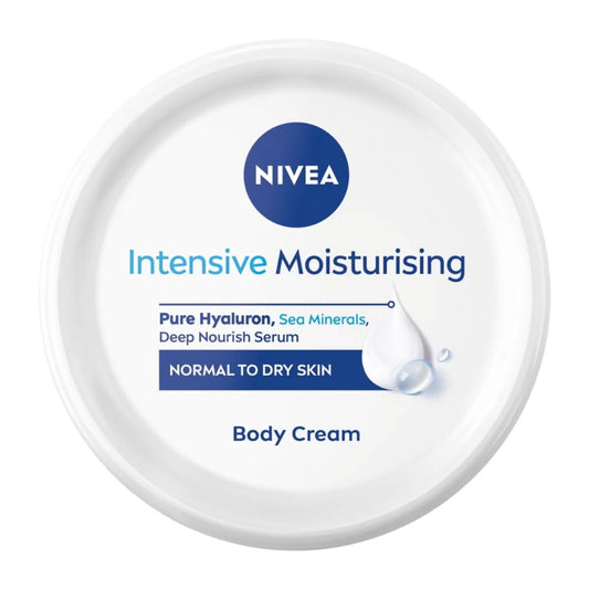Nivea Intensive Moisturising Body Cream 400ml Deep Moisture Serum, Sea Minerals, 5-in-1 Complete Care for Normal to Dry Skin