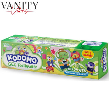 Kodomo Lion Japan Melon Gel Toothpaste 45g Extra Gift Gentle Cavity Protection for Kids