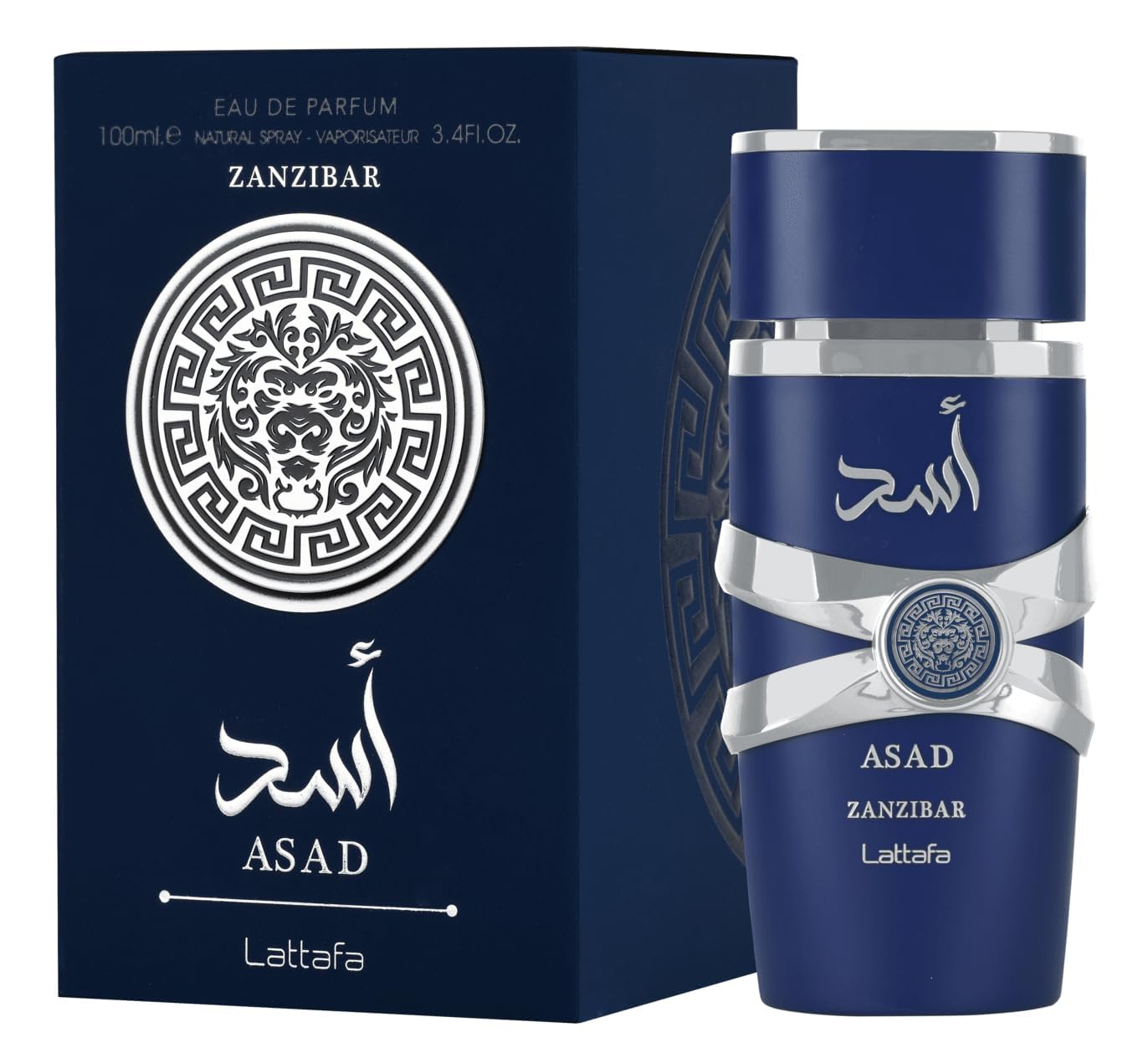 Lattafa Asad Zanzibar Eau de Parfum 100ml - Long Lasting Original Masculine Fragrance for Men (2024 Edition)