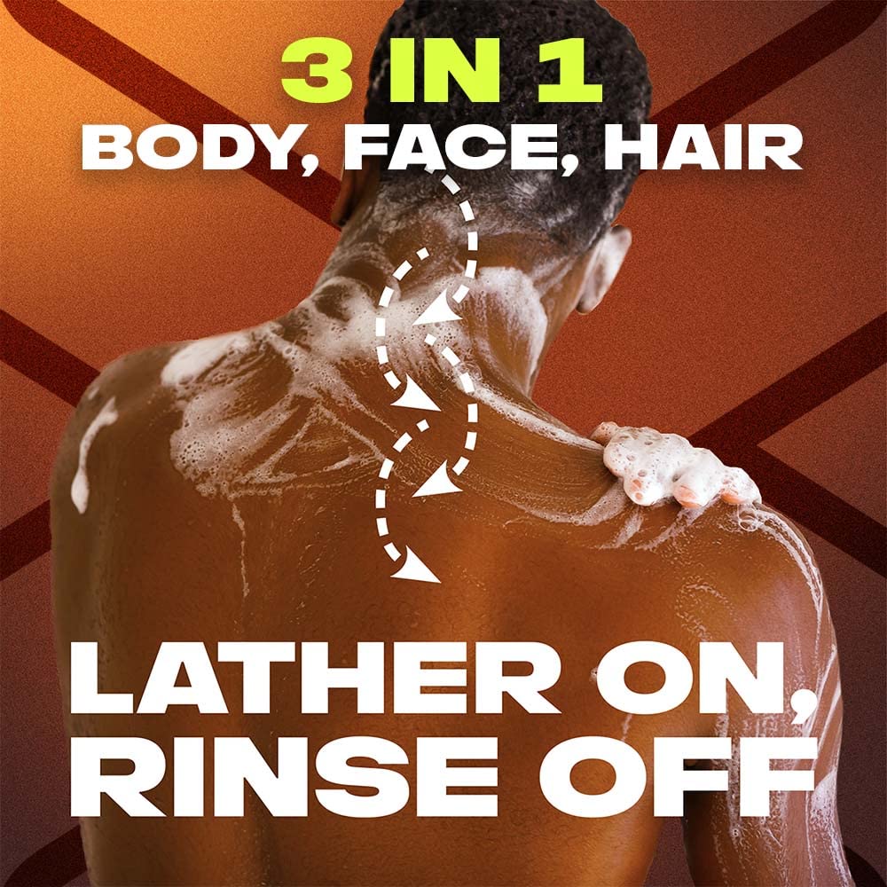 Axe Dark Temptation 12h Long Lasting Fragrance 3 In 1 Body Wash 400ml