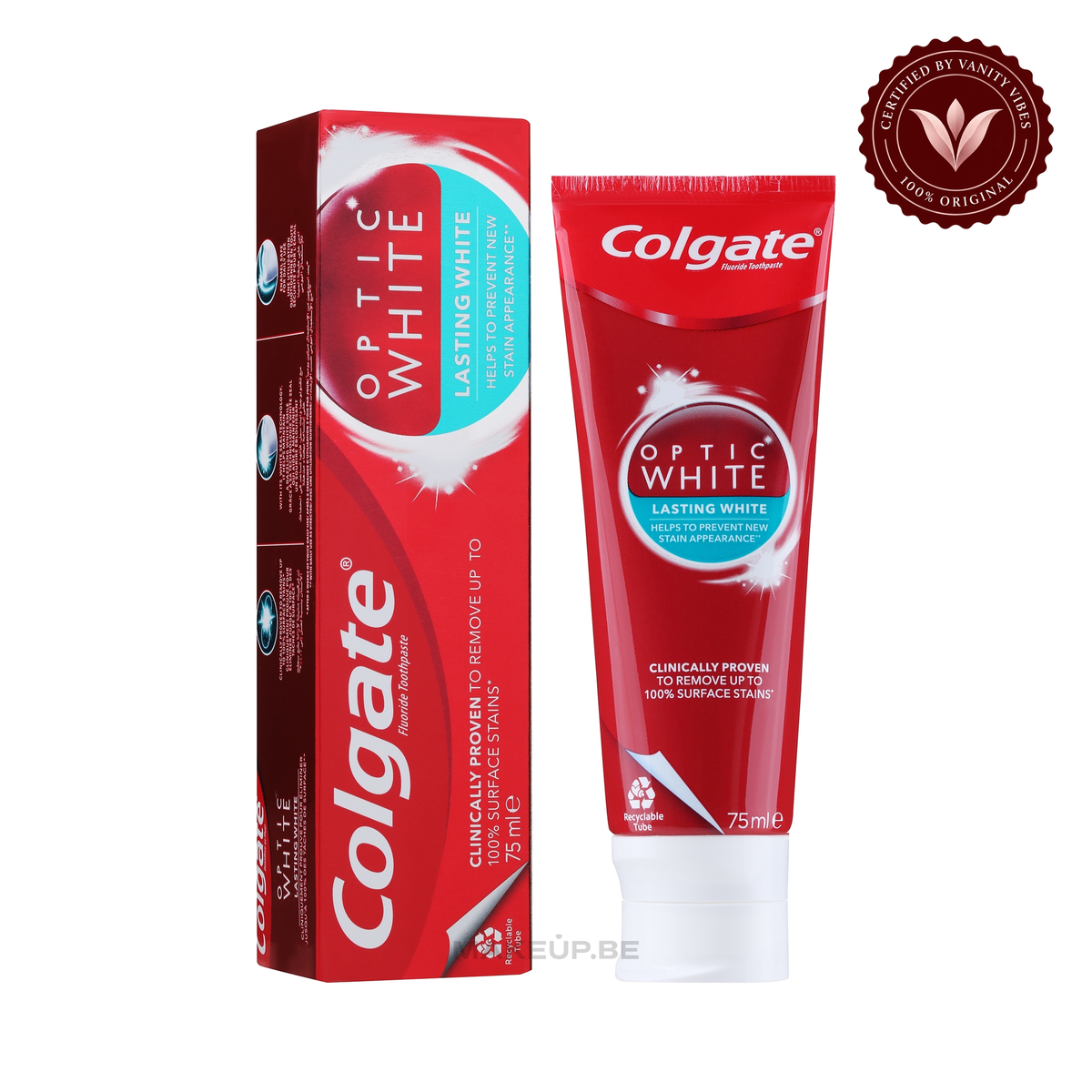 Colgate — Colgate Optic White Lasting White Toothpaste 75ml Brightening & Stain-Fighting Formula — image 2