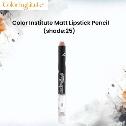 Color Institute Matt Lipstick Pencil (Shade:25)