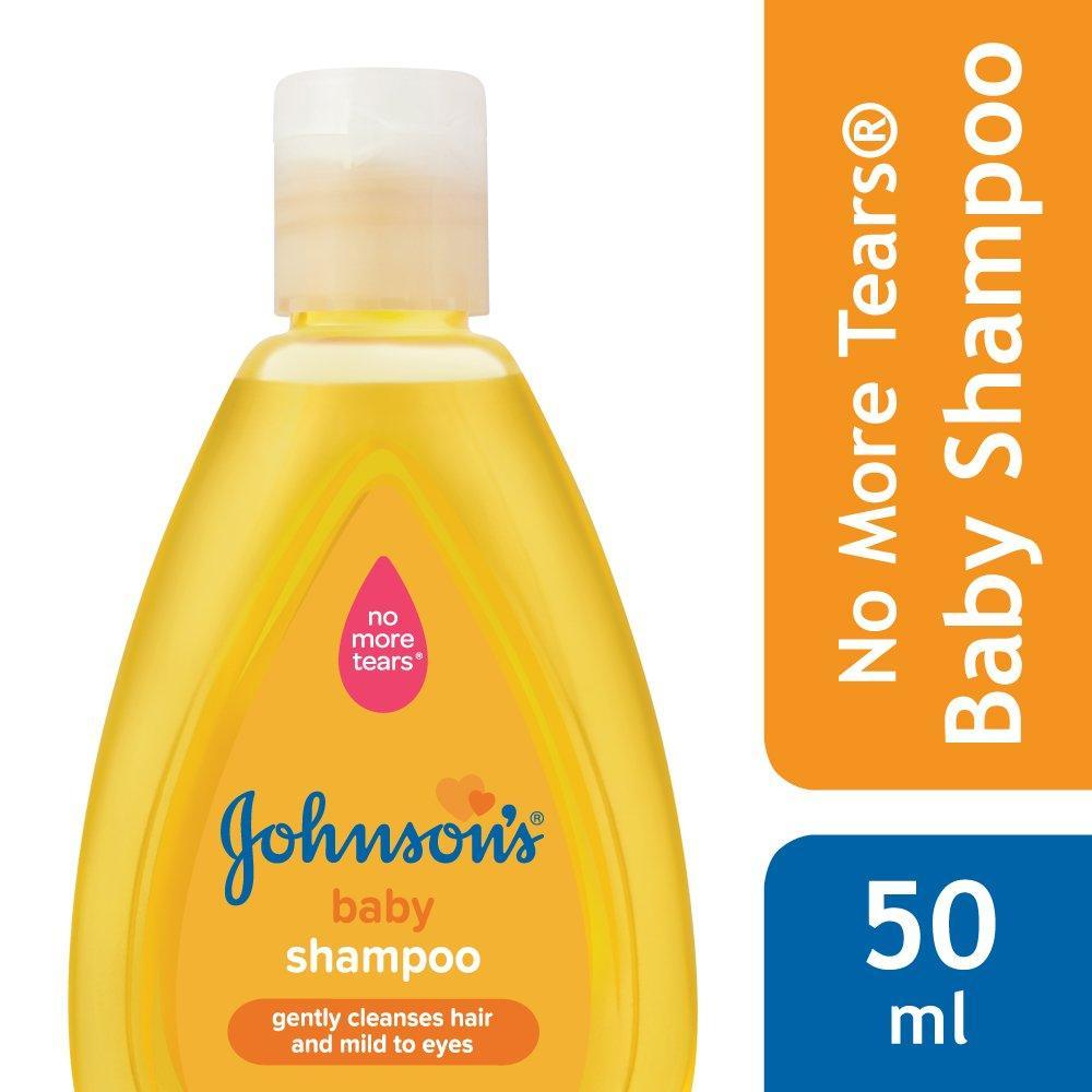 Johnson’s Baby Shampoo No More Tears 50ml - Gentle Tear-Free Formula for Babies