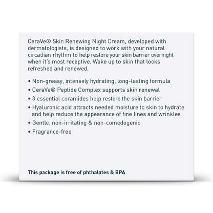 CeraVe Skin Renewing Night Cream 1.7 oz (48g)