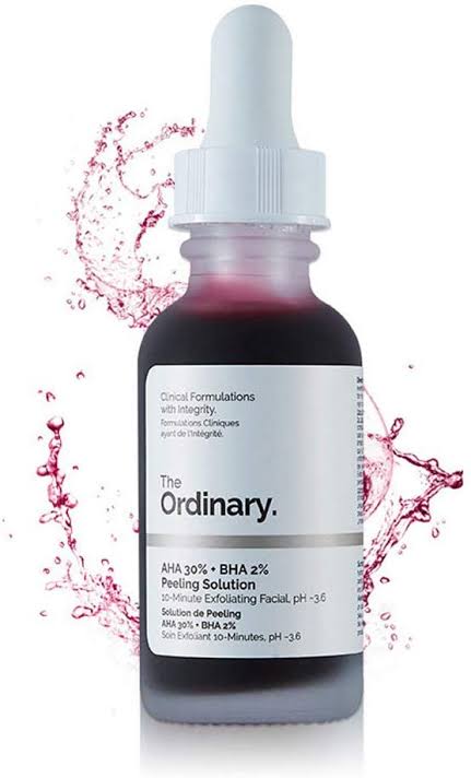 The Ordinary AHA 30% + BHA 2% Peeling Solution 30 ml Exfoliating & Brightening Treatment (K Beauty)