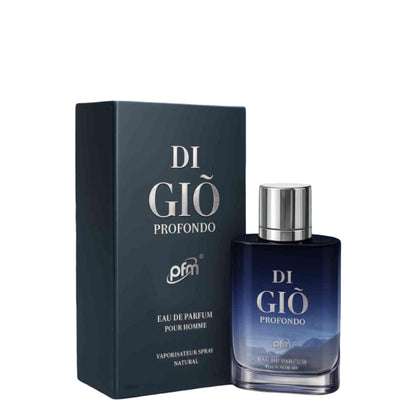Di Gio Profondo PFM Pour Homme Eau De Parfum 100ml – Long Lasting Deep Aquatic Fresh Woody Fragrance Perfume for Men Luxury D