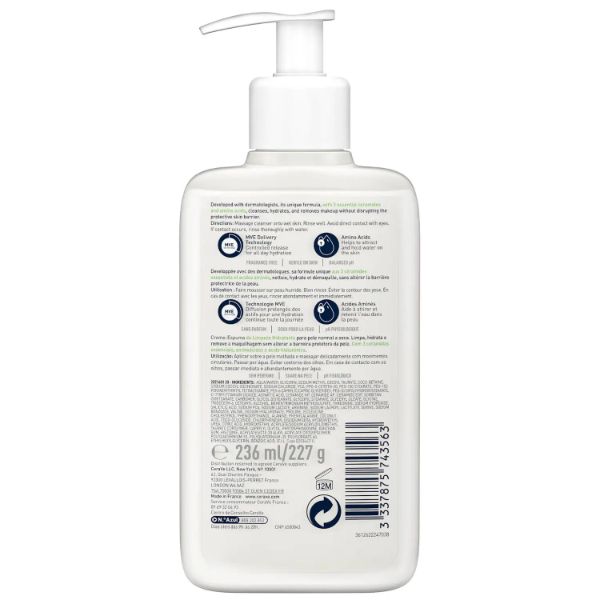 Cerave Hydrating Cream-to-Foam Cleanser 236ml