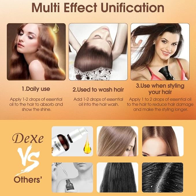 Dexe Moroccan Argan Oil Nourishing Hair & Skin Oil 100 ml Deep Moisture & Repair Care