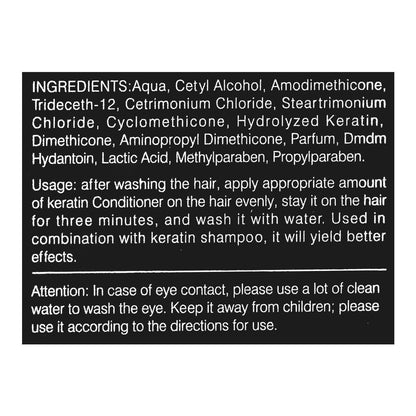 Bremod Keratin Plant Extract Conditioner 400ml - Deep Repair & Smoothening Hair Conditioner for Soft, Shiny & Frizz Free Hair