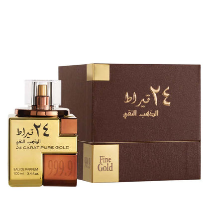 Lattafa 24 Carat Eau de Parfum 100ml - Long Lasting Original Luxury Unisex Fragrance for Men & Women