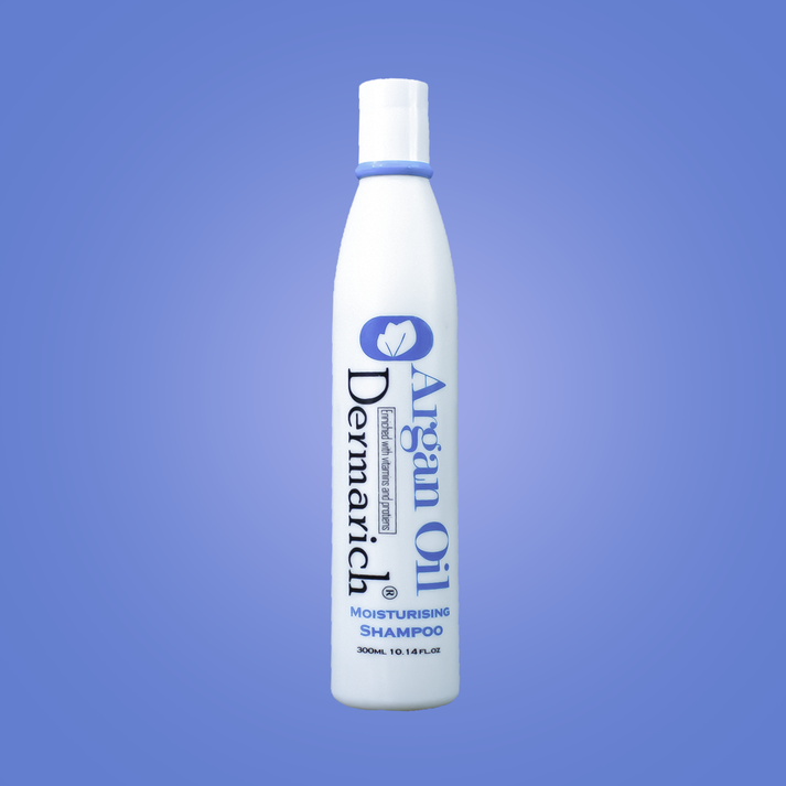 Derma Rich Argan Oil Moisturising Shampoo 300ml Nourishing & Hydrating Hair Care