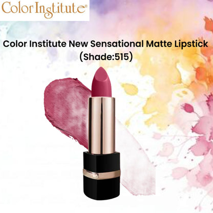 Color Institute New Sensational Matte Lipstick (Shade:515)