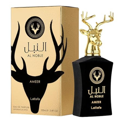 Aris Perfumes Lattafa Al Noble Ameer Eau de Parfum Spray for Unisex-100ml
