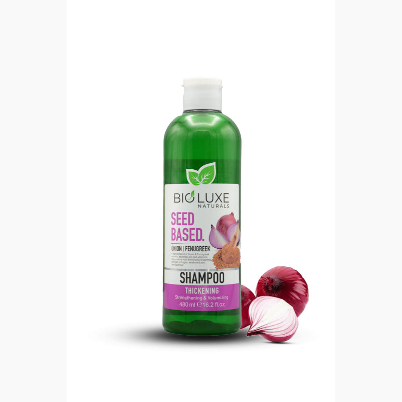 Bioluxe Naturals Seed Based Onion & Fenugreek Thickening Shampoo 480ml