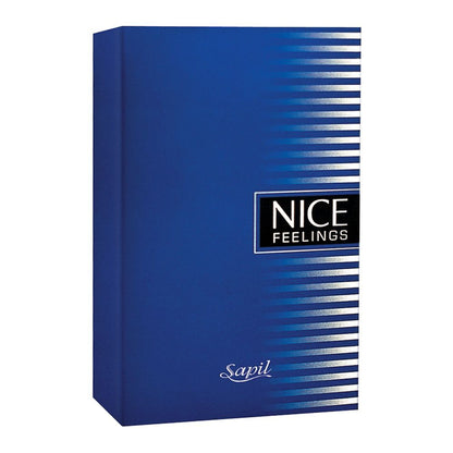 Sapil Nice Feelings Blue Eau de Toilette for Men 75ml - Long Lasting Fresh Aquatic Masculine Fragrance Perfume with All Day C