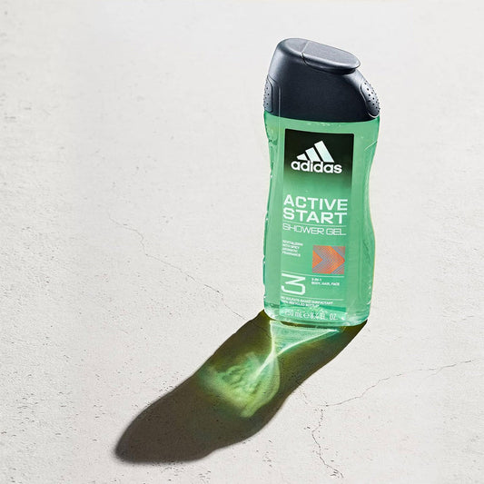 Adidas Active Start 3-in-1 Body, Hair & Face Wash Shower Gel 250ml