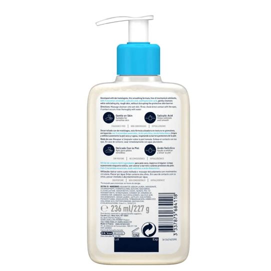 Cerave SA Smoothing Cleanser with Salicylic Acid for Dry, Rough & Bumpy Skin 236ml