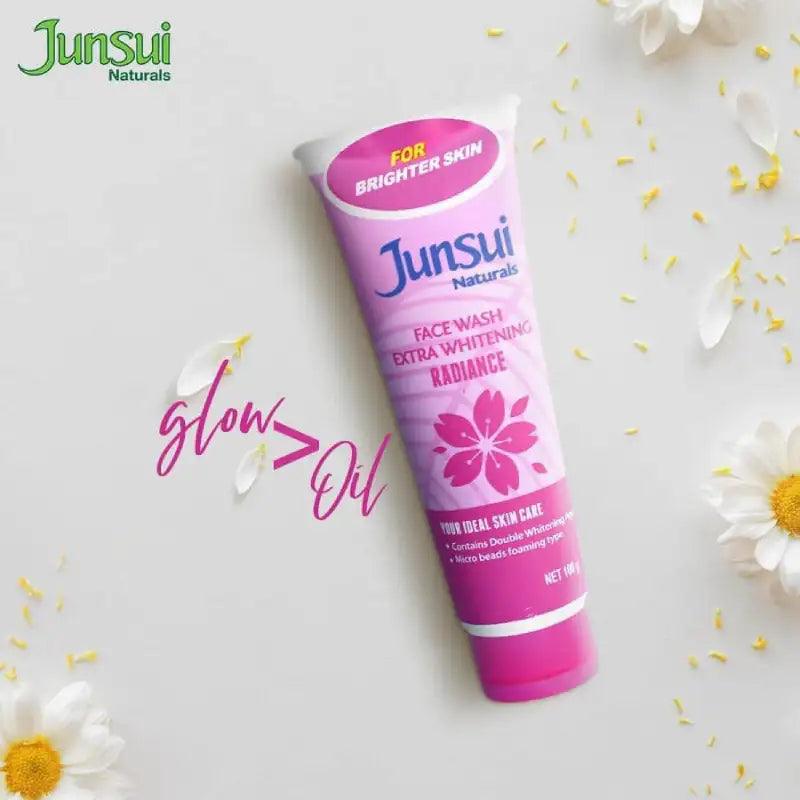 Junsui Naturals Face Wash Extra Whitening Radiance 100g