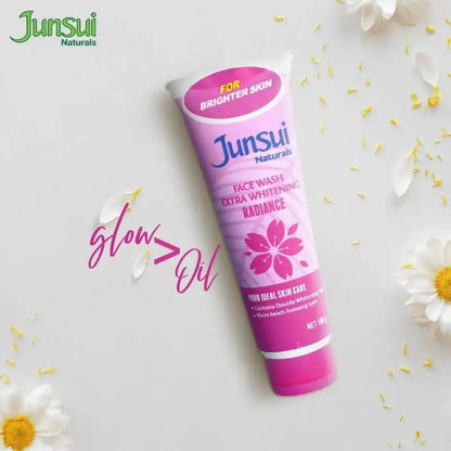Junsui Naturals Face Wash Extra Whitening Radiance 100g
