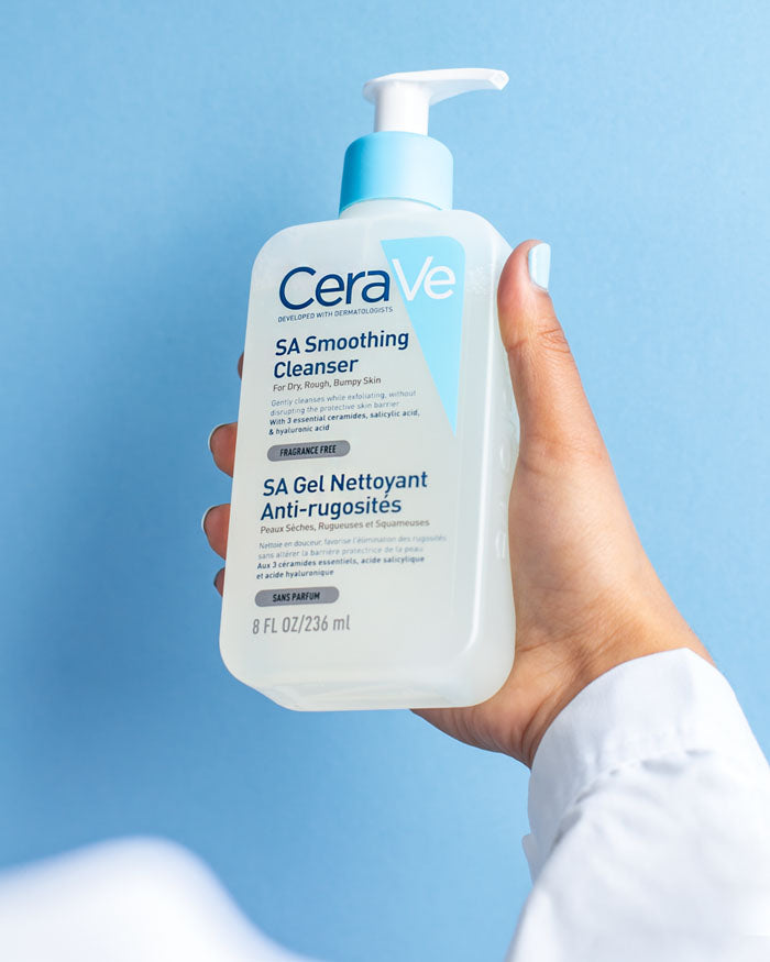 Cerave SA Smoothing Cleanser with Salicylic Acid for Dry, Rough & Bumpy Skin 236ml